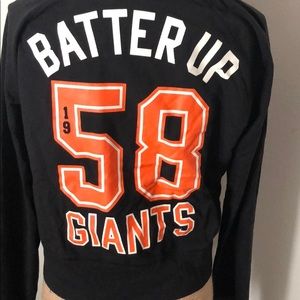 Pink Sf Giants zip up